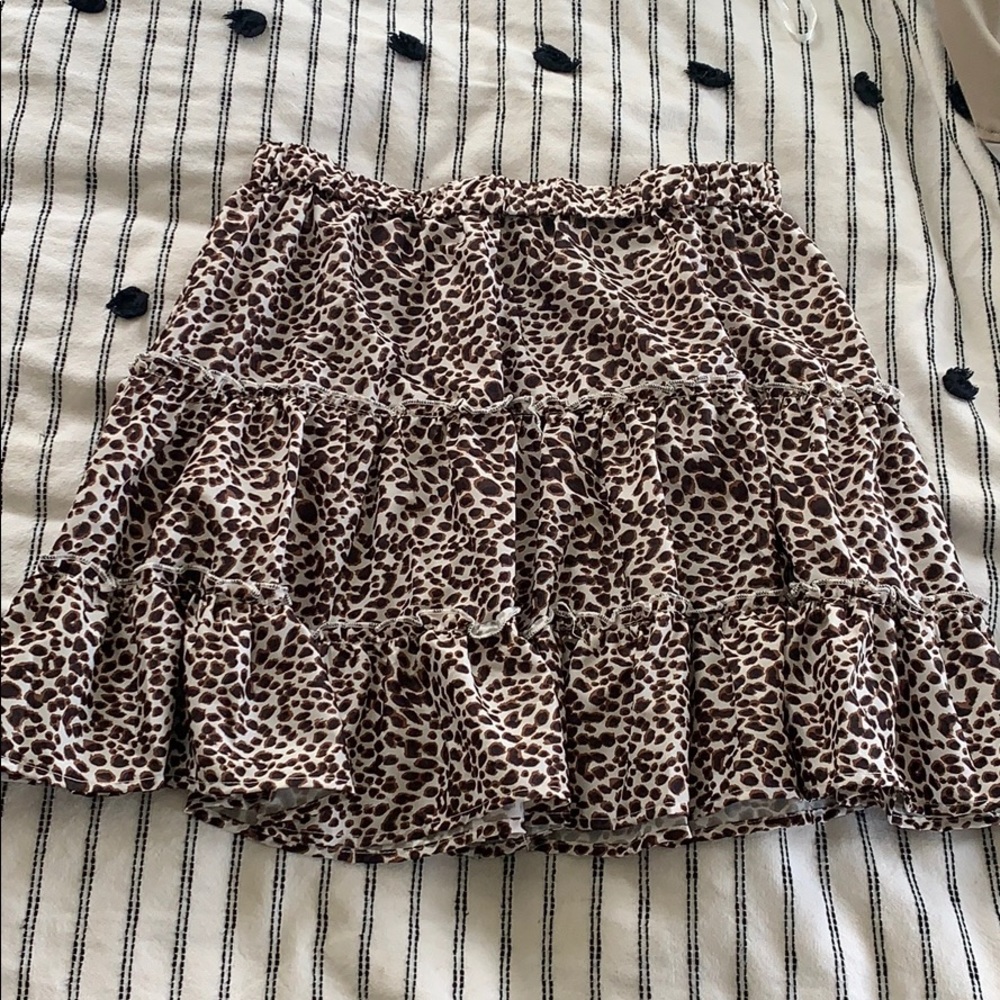 SHEIN Animal Print Skirt